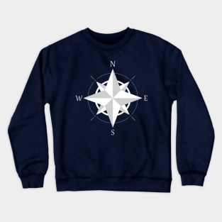 Rose Of The Winds (White Version) Crewneck Sweatshirt